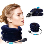 COLLARÍN CERVICAL INFLABLE - ALIVIA DOLOR Y TENSIÓN CUELLO