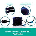 COLLARÍN CERVICAL INFLABLE - ALIVIA DOLOR Y TENSIÓN CUELLO